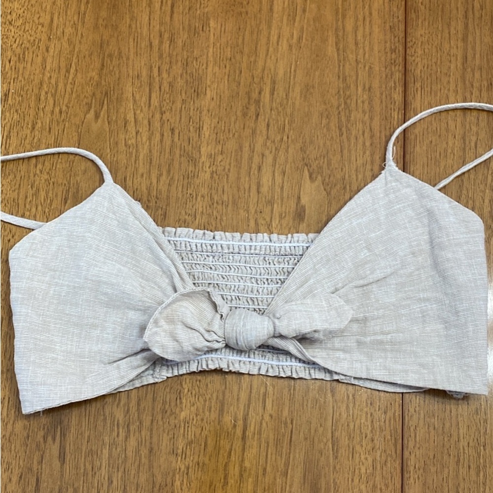 Kewchi Blue Light Gray Camisole Top